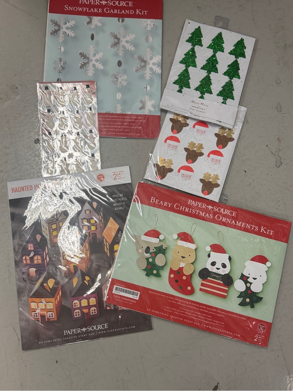 Paper Source/ Meri Meri Christmas Art& Craft Kit. New
